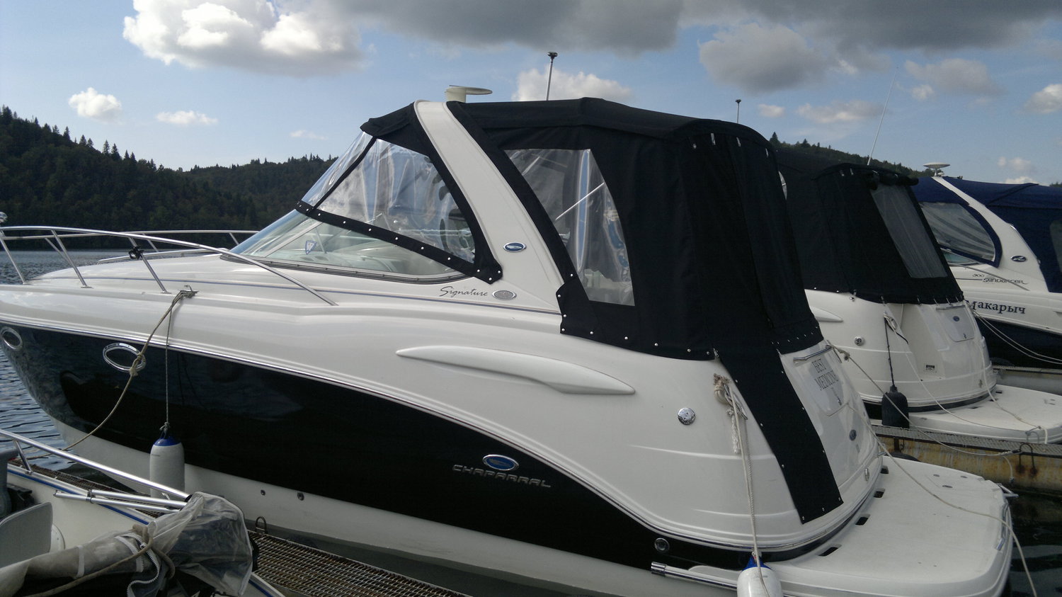 Ходовые тенты на катера